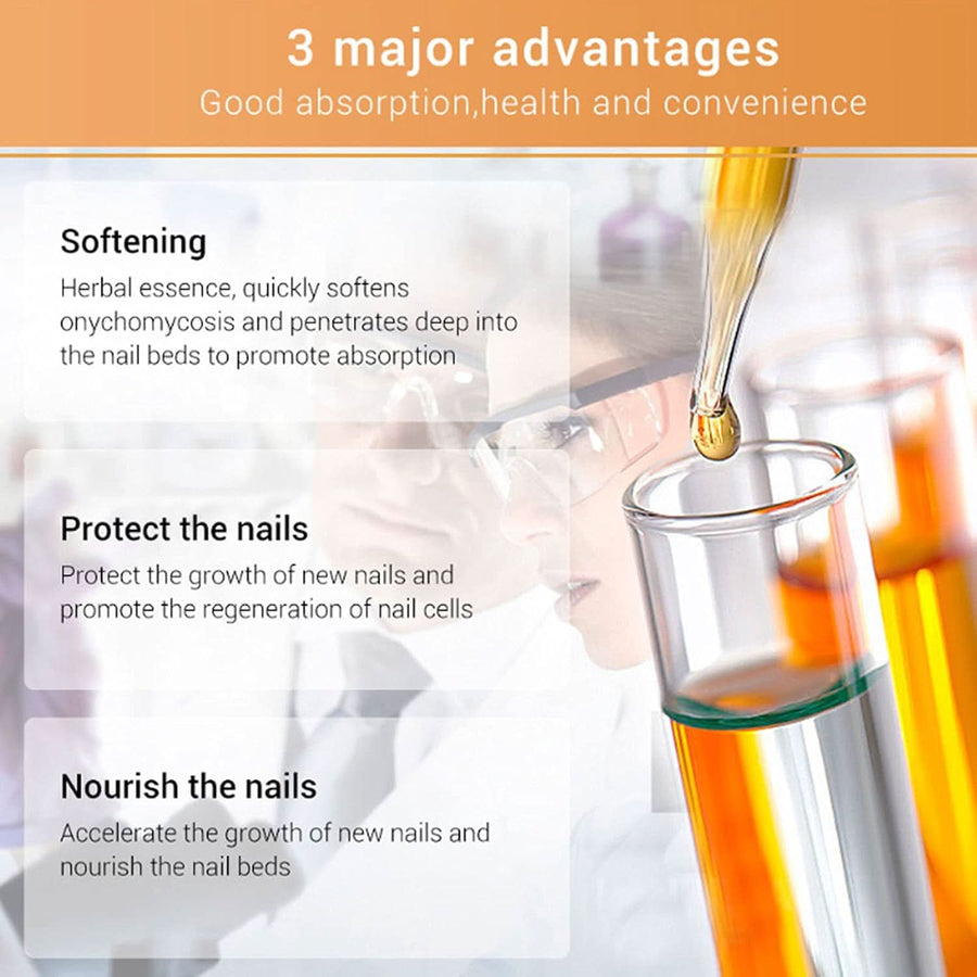 Lanbena Nail Repair Essence, Fingernail & Toenail Repair Nail Treatment 0.5fl.oz - Sccoti