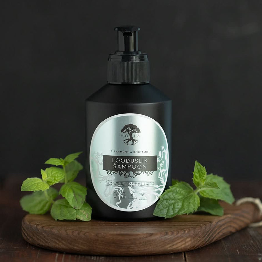 Organic Shampoo Peppermint & Bergamot, 200ml - Sccoti