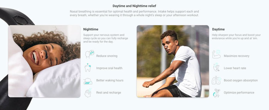 Breathing Nasal Strip Starter Kit - Boost Oxygen Intake, Reduce Snoring, Improve Sleep Quality - Sweat Resistant, Skin Safe Nasal Strips - Extra Strength Snoring Solution - Sccoti