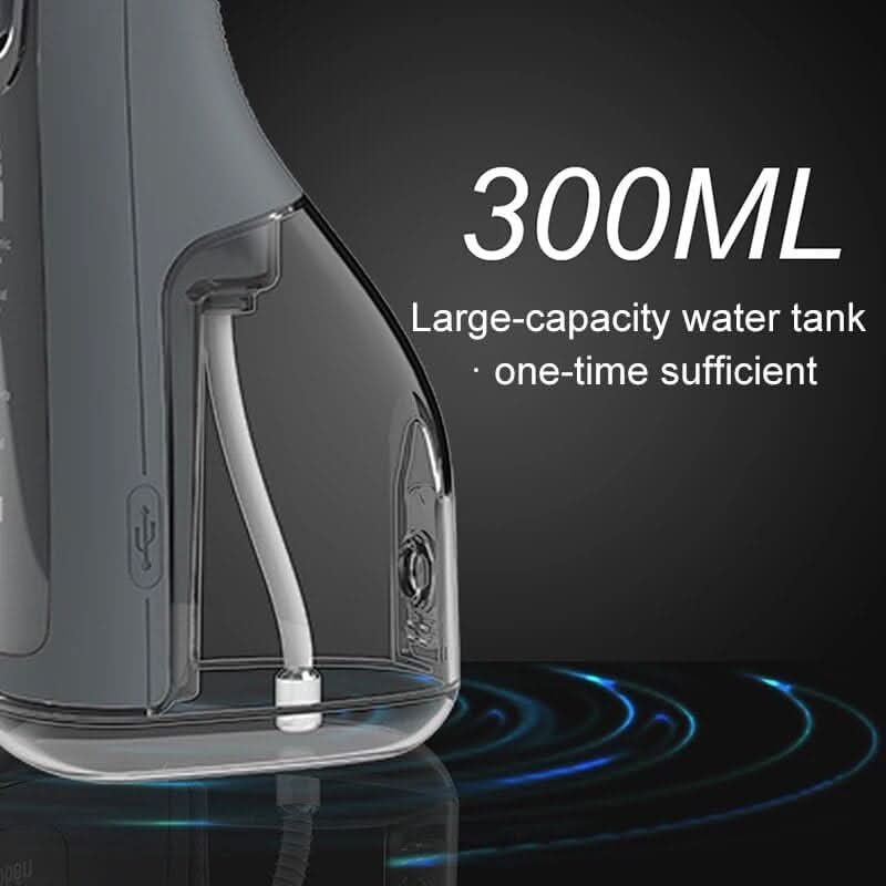 5 Modes Water Dental Flosser Pick for Teeth: 5 Cleaning Modes Cordless Portable with 4 Heads - Waterproof Flossing Cleaning Picks for Home Travel - Sccoti