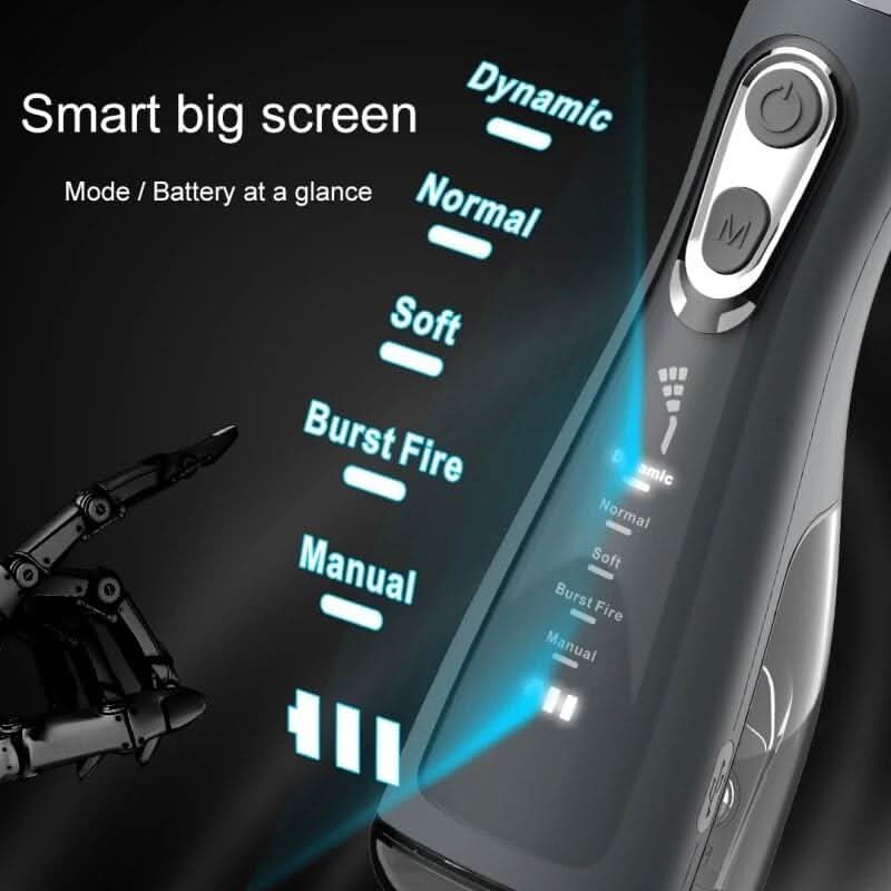 5 Modes Water Dental Flosser Pick for Teeth: 5 Cleaning Modes Cordless Portable with 4 Heads - Waterproof Flossing Cleaning Picks for Home Travel - Sccoti
