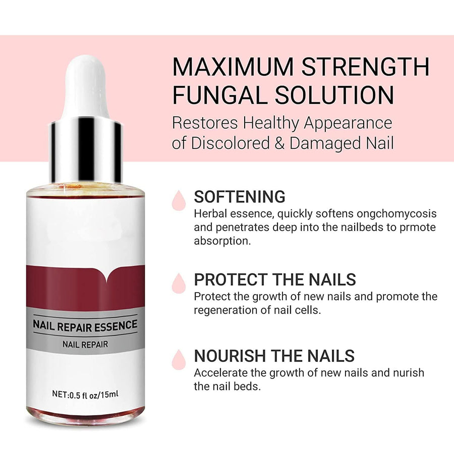 Lanbena Nail Repair Essence, Fingernail & Toenail Repair Nail Treatment 0.5fl.oz - Sccoti