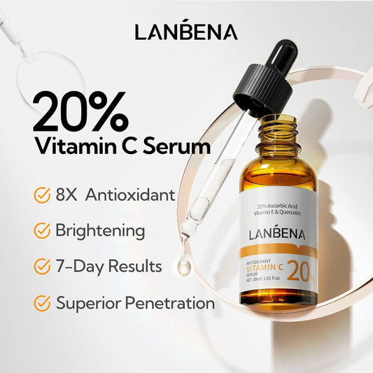 20% Vitamin C Serum For Face, Brightening Skin, Dark Spot Remover, Reduce Wrinkle, Anti Aging Glowing Serum, Facial Moisturizer with Niacinamide, Vitamin E, Hyaluronic Acid, 15 ML/ 0.51 Fl oz - Sccoti