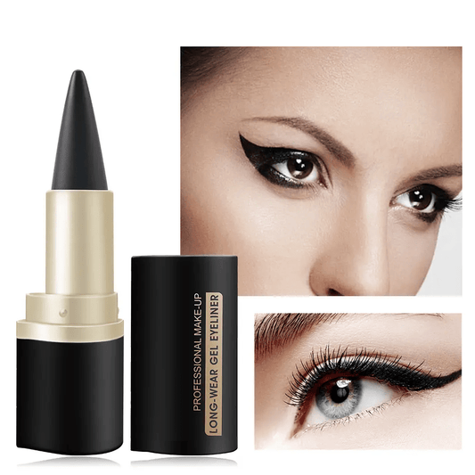 Matte Black 3 - dimensional Gel Eyeliner Waterproof Quick - Drying and Long - Lasting - Sccoti
