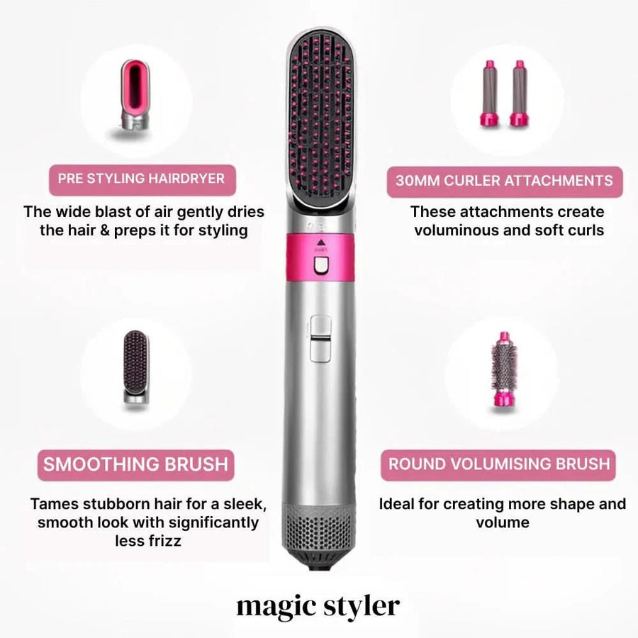 5 in 1 Styler: Your Ultimate Hair Styling Solution - Sccoti