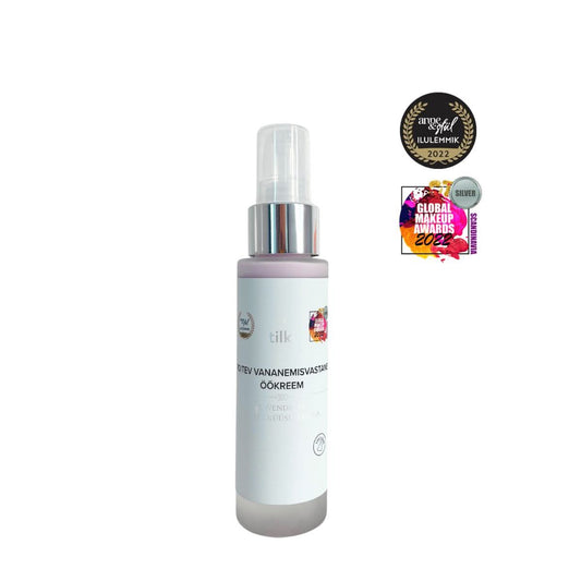 Nourishing Anti - Ageing Night Cream with Lavender and Black Garlic, 50ml - Sccoti