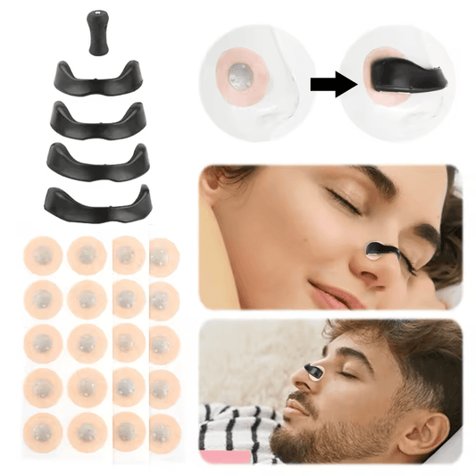 Breathing Nasal Strip Starter Kit - Boost Oxygen Intake, Reduce Snoring, Improve Sleep Quality - Sweat Resistant, Skin Safe Nasal Strips - Extra Strength Snoring Solution - Sccoti